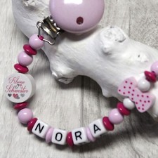 ♥ Schnullerkette mit Namen