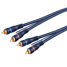 Goobay 5m Cinch-Kabel Remote-Leitung Car-HiFi Anschluss-Kabel RCA-Stecker Chinch