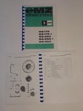 Ersatzteilliste MZ ES 175 250 ES 175/1 250/1 300 Ersatzteilkatalog Teileliste