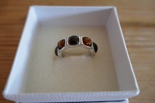 Ring Finggering Damen Esprit Bernsteinfarben Gr. 50 925 Silber brauntöne