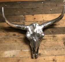 Bison totenkopf groß poliert - bison,