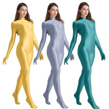 Damen Sexy Shiny Zentai