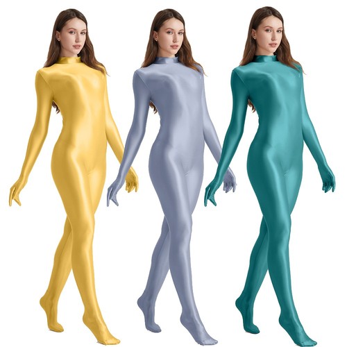 Damen sexy shiny zentai - damen,