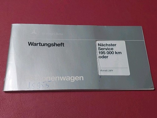 Original mercedes wartungsheft - original,