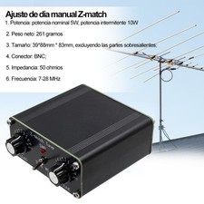 3-28 MHz 5W Z-Match QRP Manueller Tuner Antenne BNC-Schnittstelle Adapter