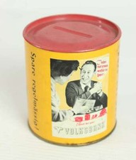 #7740 - Alte kleine Spardose - Volksbank - Um 1960