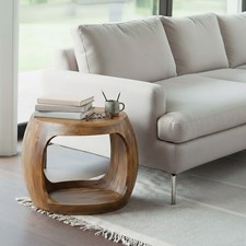 Beistelltisch 50cm mango - beistelltisch,