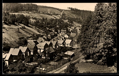 Ansichtskarte katzhütte oelze - ansichtskarte, katzhütte-oelze