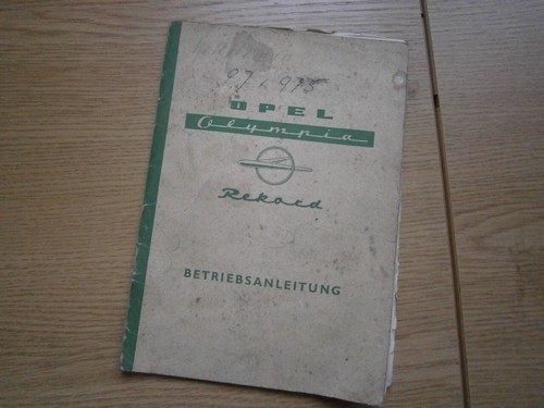 Opel olympia rekord - opel, rekord,