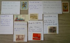 BRD Posten 60-70er Plattenfehler 7x postfrisch.