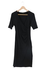 Damen Etuikleid Gr. 38 Schwarz