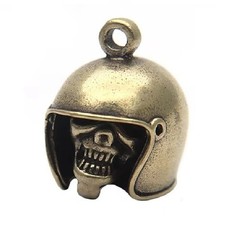 3X(Messing Totenkopf Kopf Helm