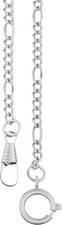 Taschenuhrkette chrom silber - chrom,
