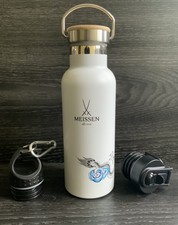 MEISSEN Thermosflasche Glücksdrache, Trinkflasche, 3 Verschlüsse, NEU