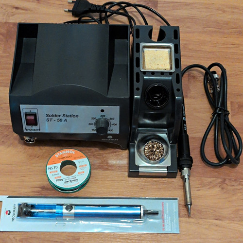 Toolcraft 50a lötstation - st-50a,