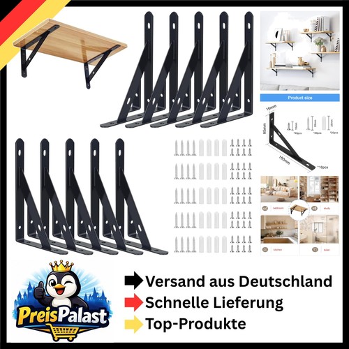 Regalhalterungen schwarz - regalhalterungen,