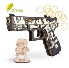 Gummiband Holz Pistole