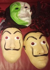 Masken Gesichter Spaß Party Verkleiden Theater 3 Stück Hexe Bart Junggesellenab.