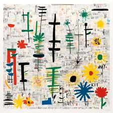 Urban Flora Hommage Basquiat 03 Neo expressionism 90x90 cm/Pop Art/Street Art