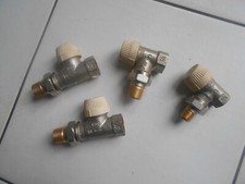 4x MNG Thermostatventile 1/2" Durchgang und Eck 3/8" Eck