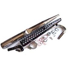 Auspuff Krümmer Auspuffanlage Abgasanlage Set für Simson Enduro S51, S51E, S70E