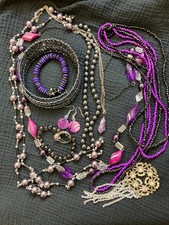 Hochwertiges Lila Modeschmuck