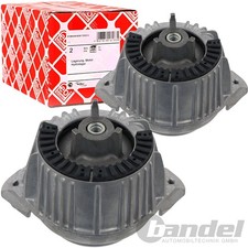 2x FEBI MOTORLAGER LINKS+RECHTS für MERCEDES E-KLASSE W212 CLS C218 300-350 CDI