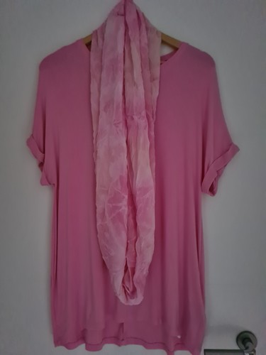 Damen sommer shirt m rosa - m,