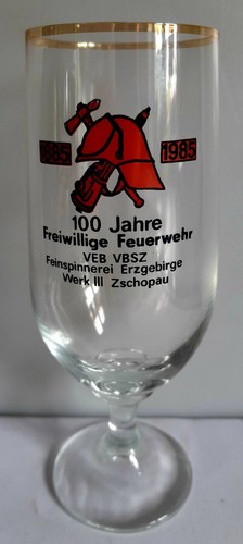 Bierglas veb feinspinnerei - veb,