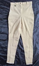 Kenter Damen 38 Beige Kniebesatz Reithose Stretchy