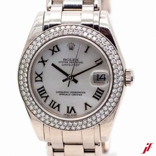 Rolex Pearlmaster 34 mm Ref. 81209 18k/750 Weißgold Automatik