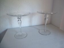 Deko Glas Ständer Schalen rund geformt runde Auflagefläche