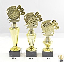 Dart Trophäe / Pokal 3er set