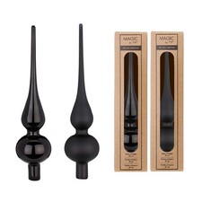 1 Christbaumspitze 26cm Glas