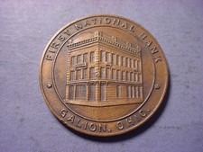 Galion 1st National Bank Medal