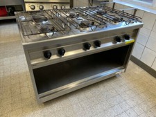 Gasherd EKU Gastronomie neuwertig 6 Flammen Herd Unterbauherd 