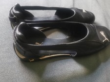 Puma Leder ballerina Gr 40 Schwarz 