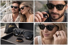 Schwartze Sonnenbrille mit