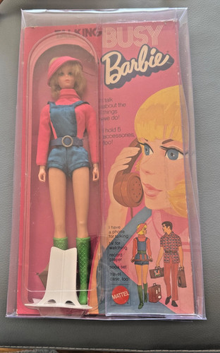 Vintage talking busy barbie - vintage,