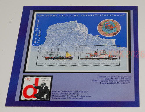 Briefmarkenblock 100 jahre - 100,