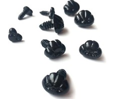 SICHERHEITSNASEN Schwarz Teddy