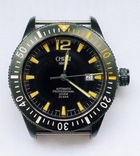 CHRIST Military Diver ETA 2824-2 Black Automatic 42mm Saphirglas