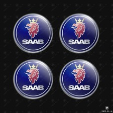 Saab Radnabenkappen Aufkleber