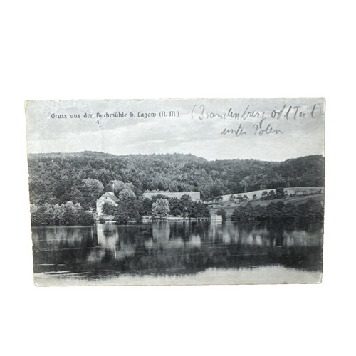 Ansichtskarte postkarte lagow - ansichtskarte,