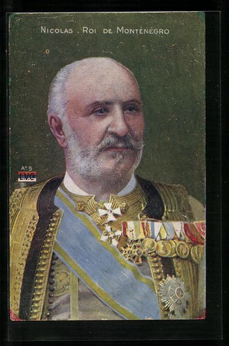 Ansichtskarte könig nicolas - könig,