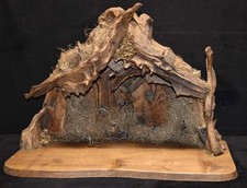 Wurzelkrippe Krippe alt Holz -