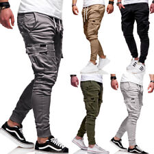 Herren Cargo Chino Hose Jogger
