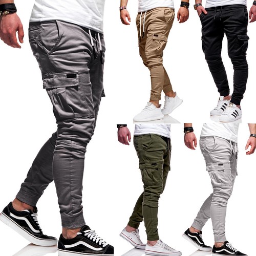Herren cargo chino hose jogger - cargo,