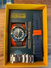 Spinnaker Dumas GMT Automatik Uhr Navy Black 