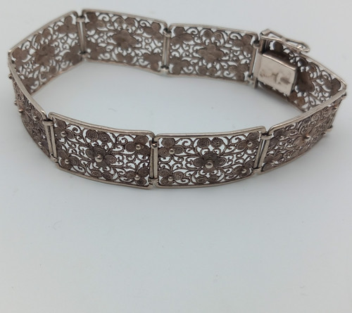 835 silber armband - armband, filigran